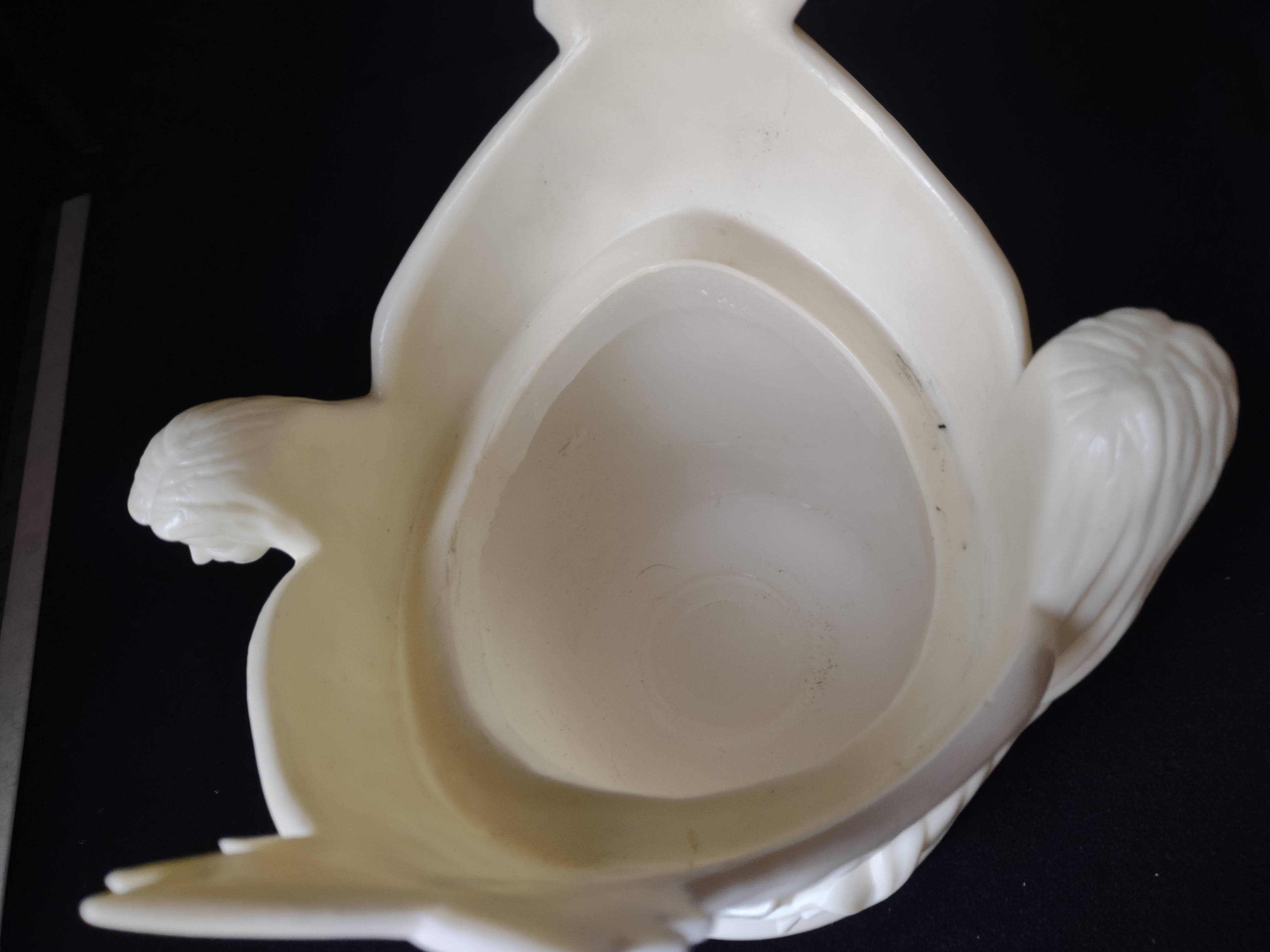 Ablaze Candles Wax Candle Holder Angel Wings (lot 2790c)