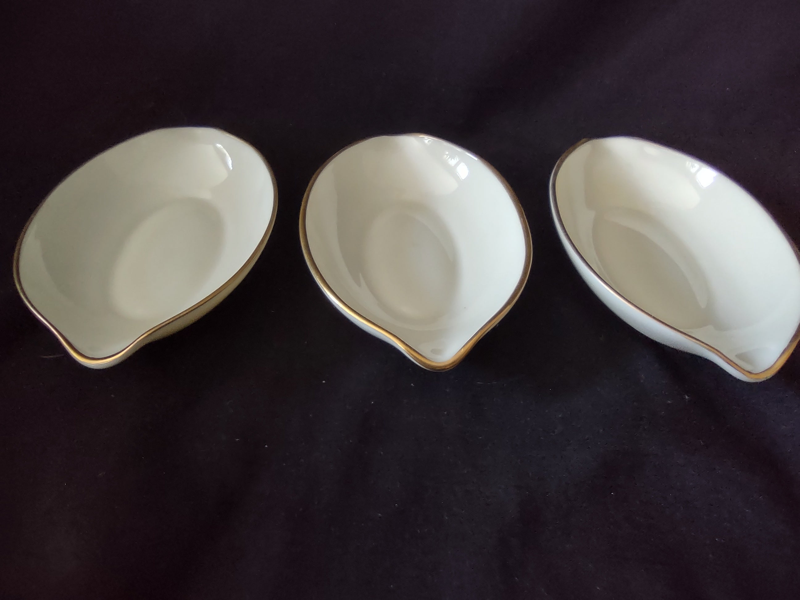 Vintage Lenox Set of 4 Condiment Serving Dishes (lot 1990)