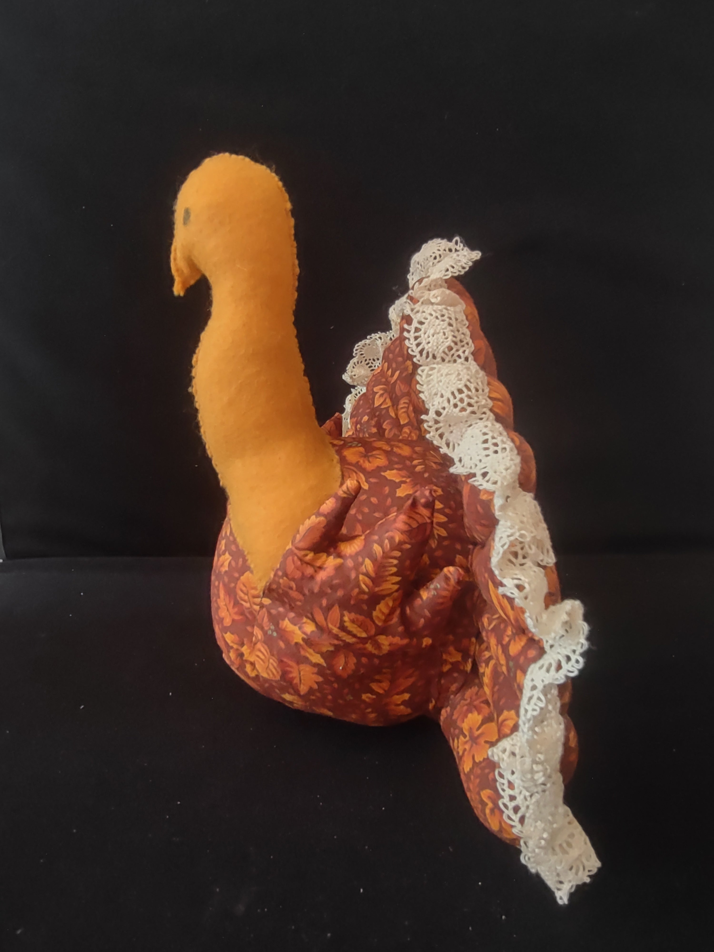 Thanksgiving Handmade Stuffed Turkey Centerpiece (Lot 3419)