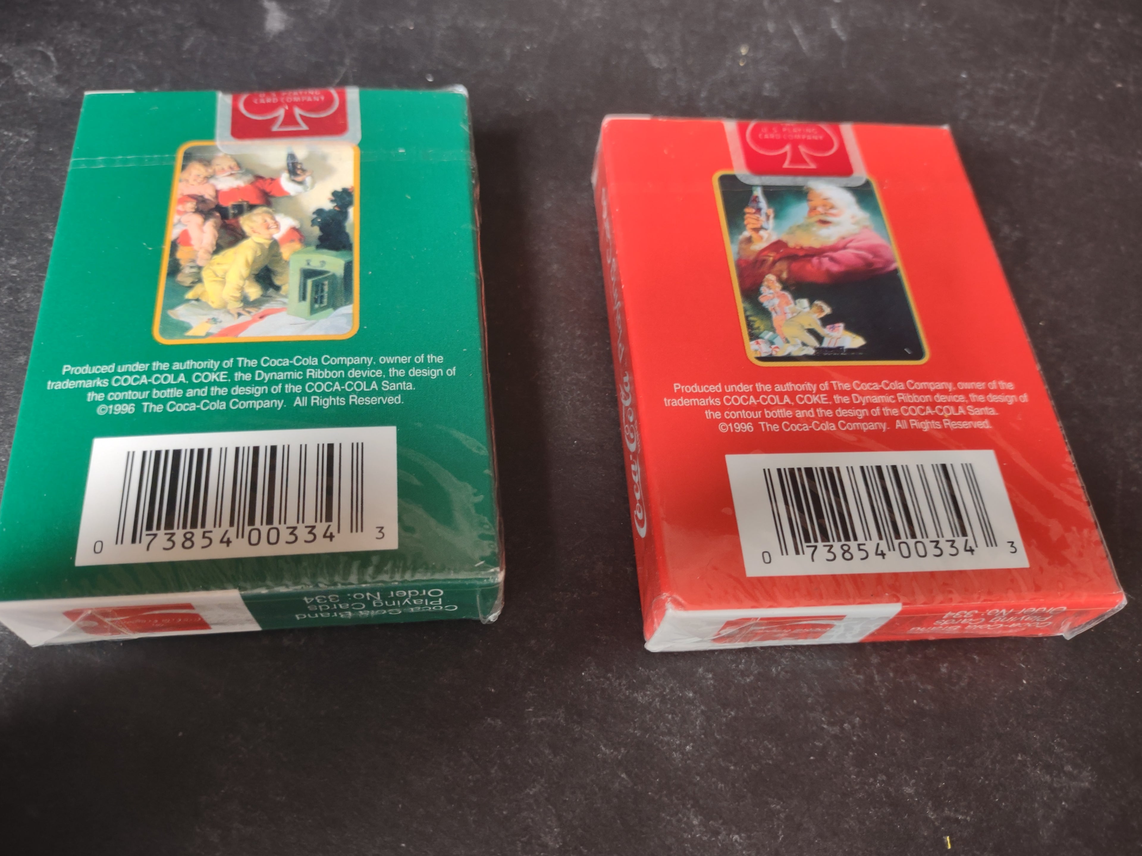 Vintage Coca-Cola Nostalgia Playing Cards 1964 1952 Collectible Tin (lot 3120c)