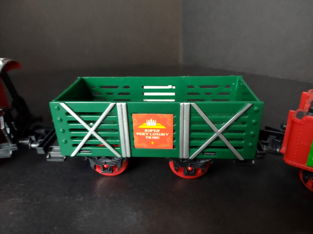Christmas 3 Wagon Train Round Track (lot 1377)