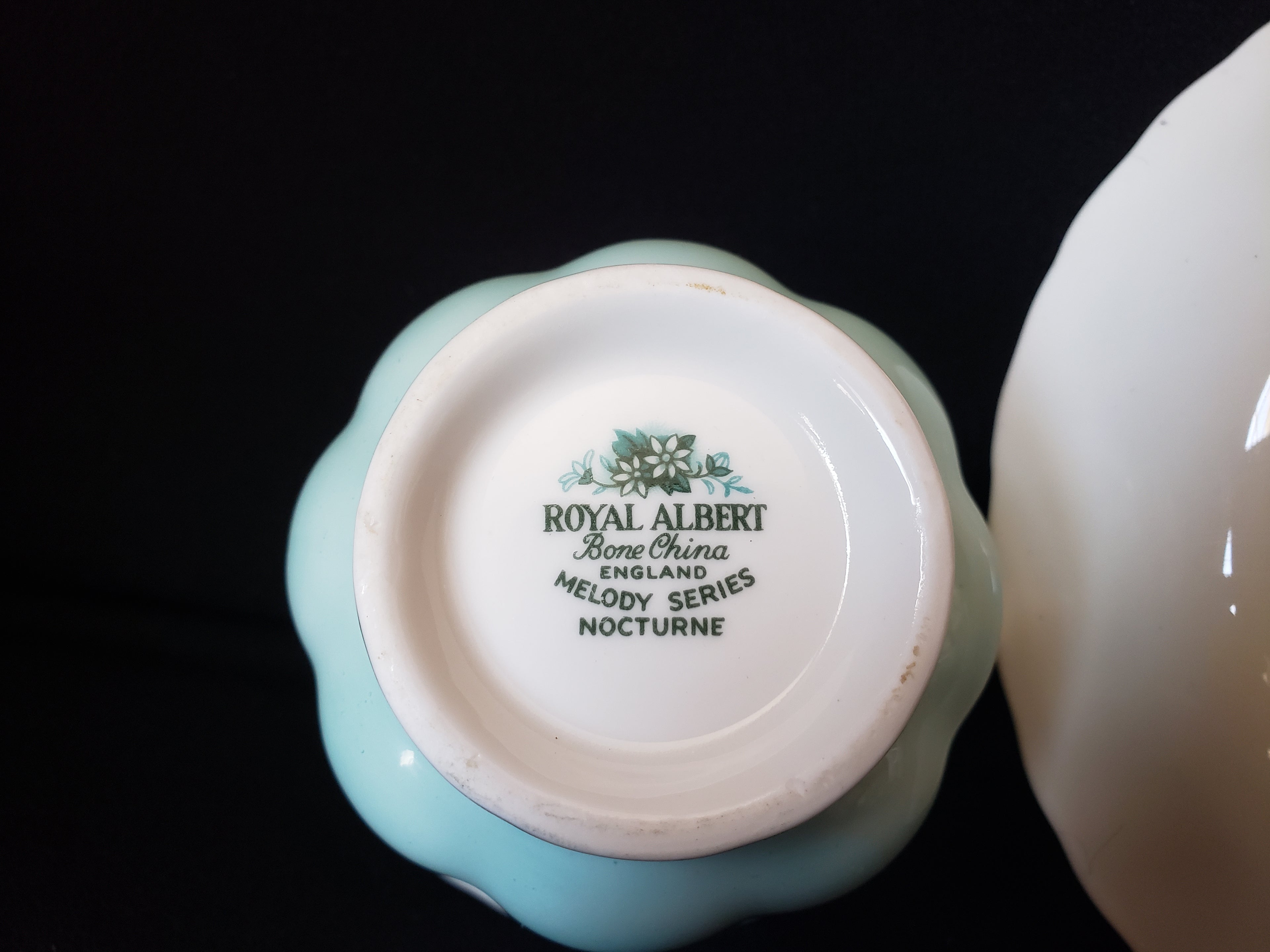 Vintage Royal Albert Melody Series Nocturne Tea Cup with Saucer (lot 2033)