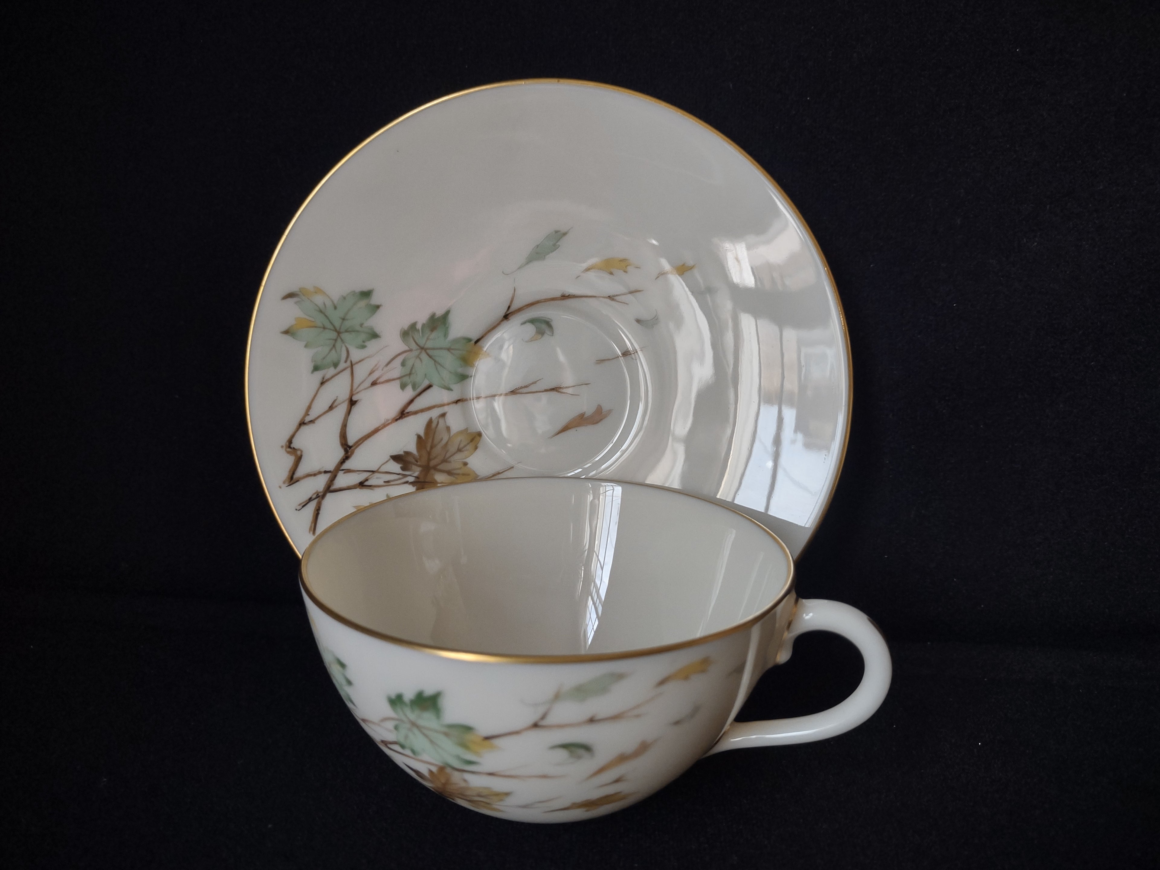 Vintage Lenox Westwind X-407 Tea Cup with Saucer (lot 1832)