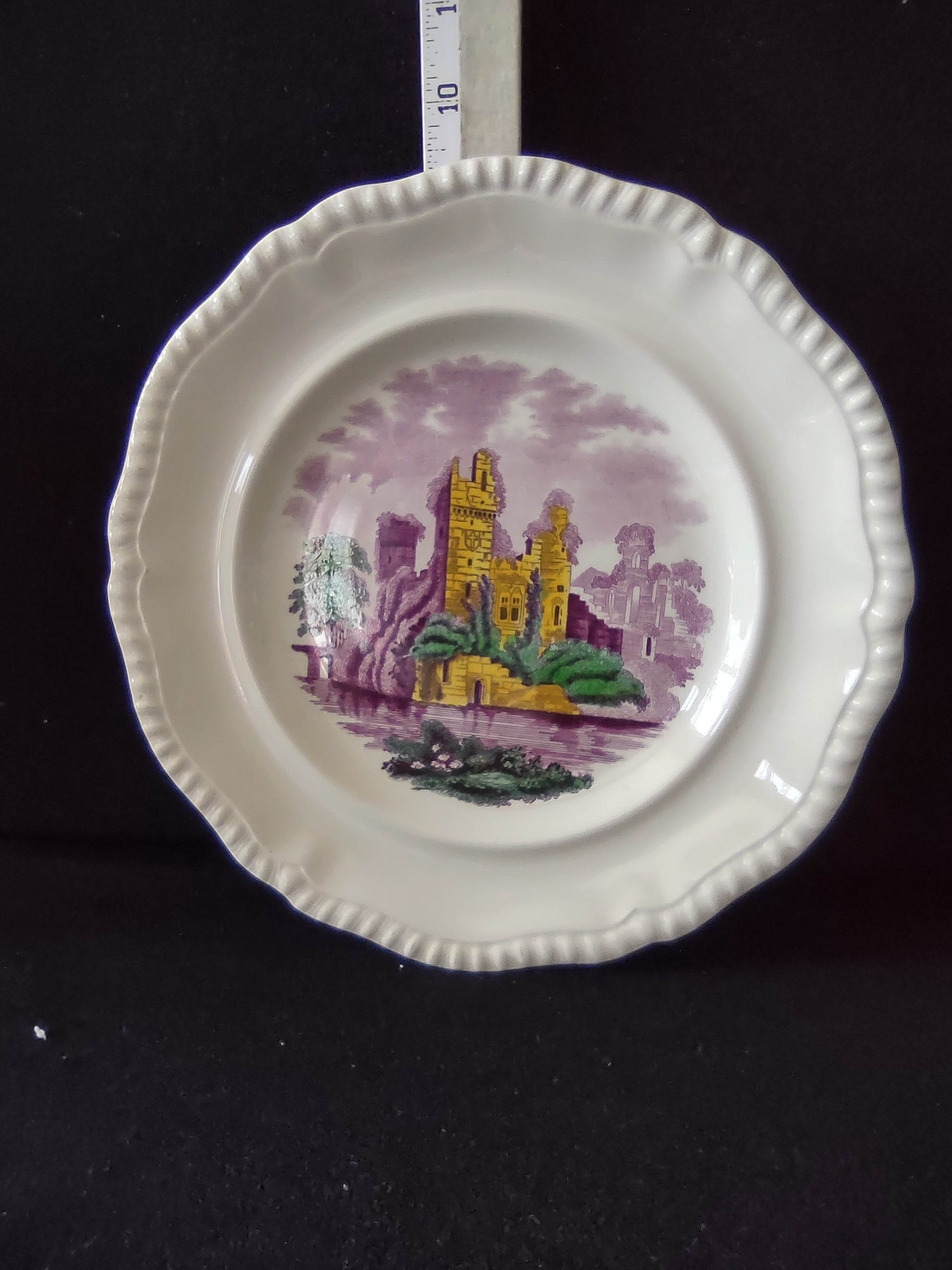 Vintage Copeland Spode Campagna Plate Castle Gadroon Edge (Lot 5740)