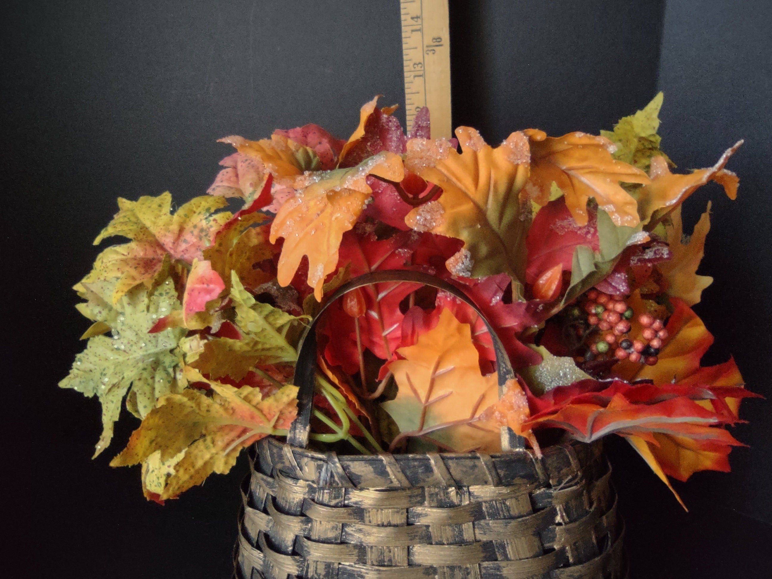 Angel Cupid Hanging Basket Fall Farmhouse Sunflower Halloween (lot 3072)