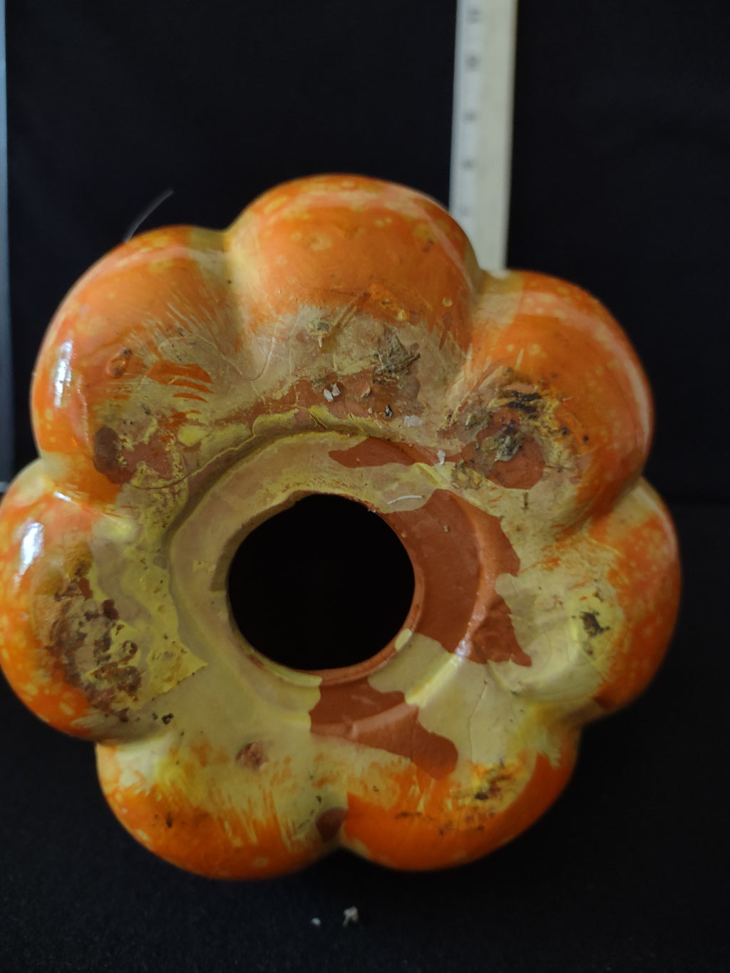 Thanksgiving/Harvest Ceramic Pumpkin (Lot 3117)