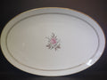 Vintage Noritake Japan Serving Platter Rose Daryl 14" (lot 2615)