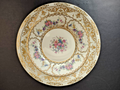 Czechoslovakia Bohemia Coronado Set of Dinner & Salad Plate Gold Flower (lot 440