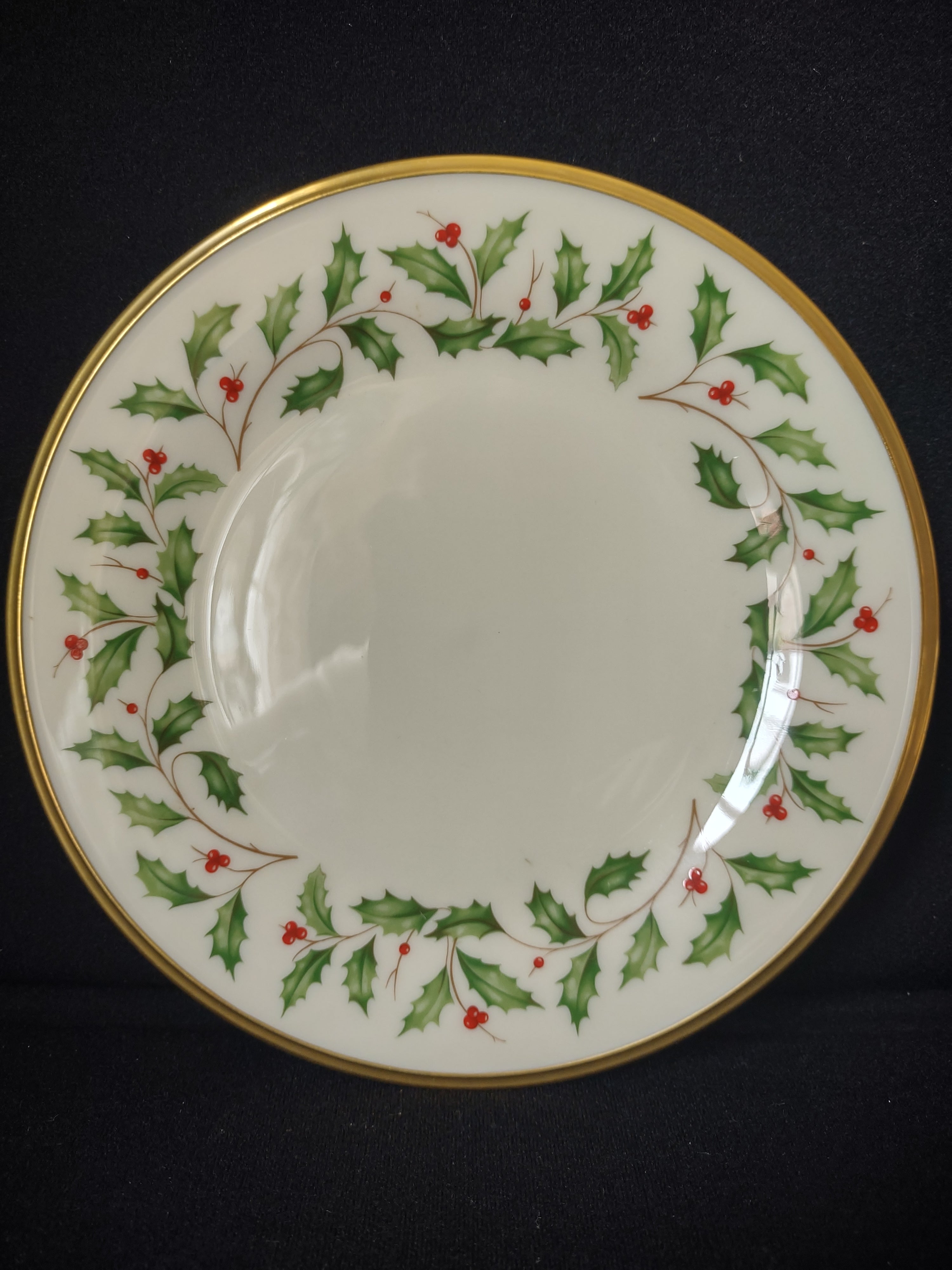 Vintage Lenox Holiday Salad or Luncheon Plate 8-1/8" (lot 1870)