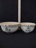 Vintage Thomson Pottery Birdhouse Mixing Bowls X 2 (Lot 2915)