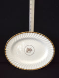Vintage Minton Gold Rose Serving Platter Bone China Gold Trim (Lot 5427)