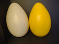 Vintage Blow Mold Easter Egg light Pink Yellow 14" (lot 1474)