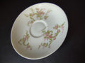Haviland Limoges Saucer ONLY Pink Rose Green Ribbon (lot 894)
