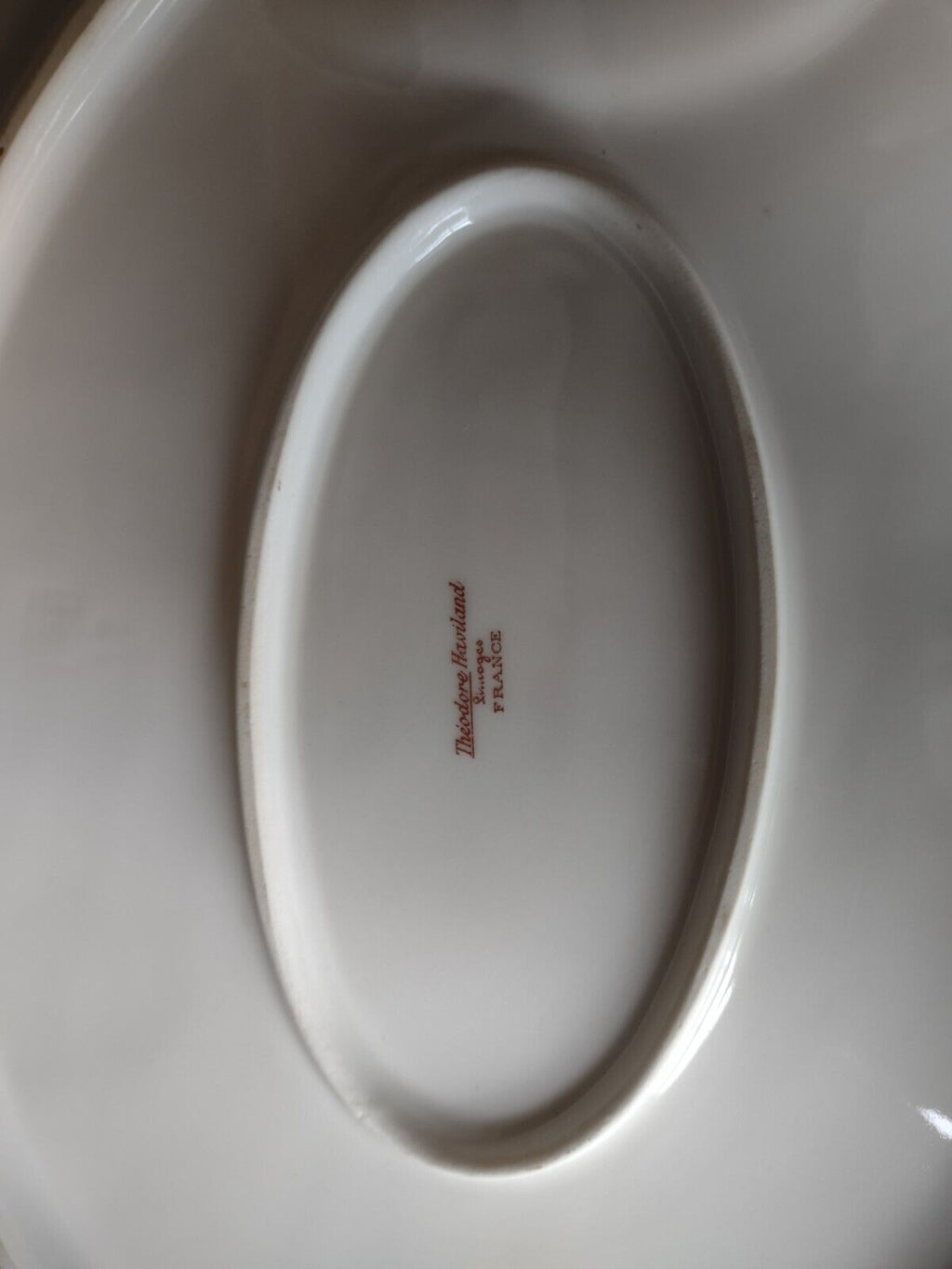 Haviland Limoges Gold Trim Serving Platter 13-1/2" (lot 341)