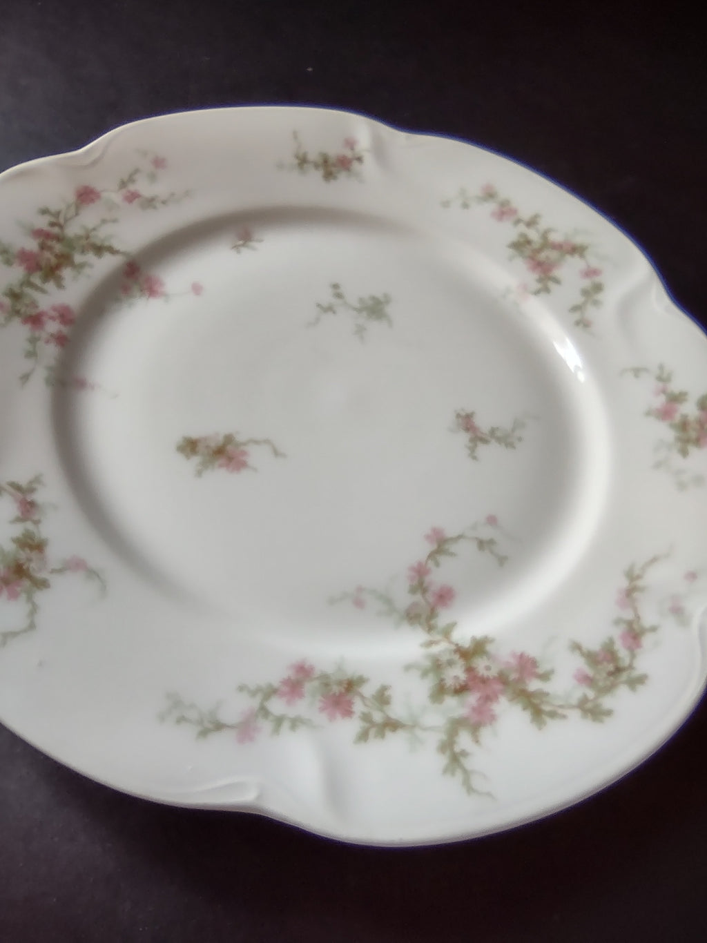 Haviland Limoges Dinner Plate Pink Thistle & Daisy (lot 880)