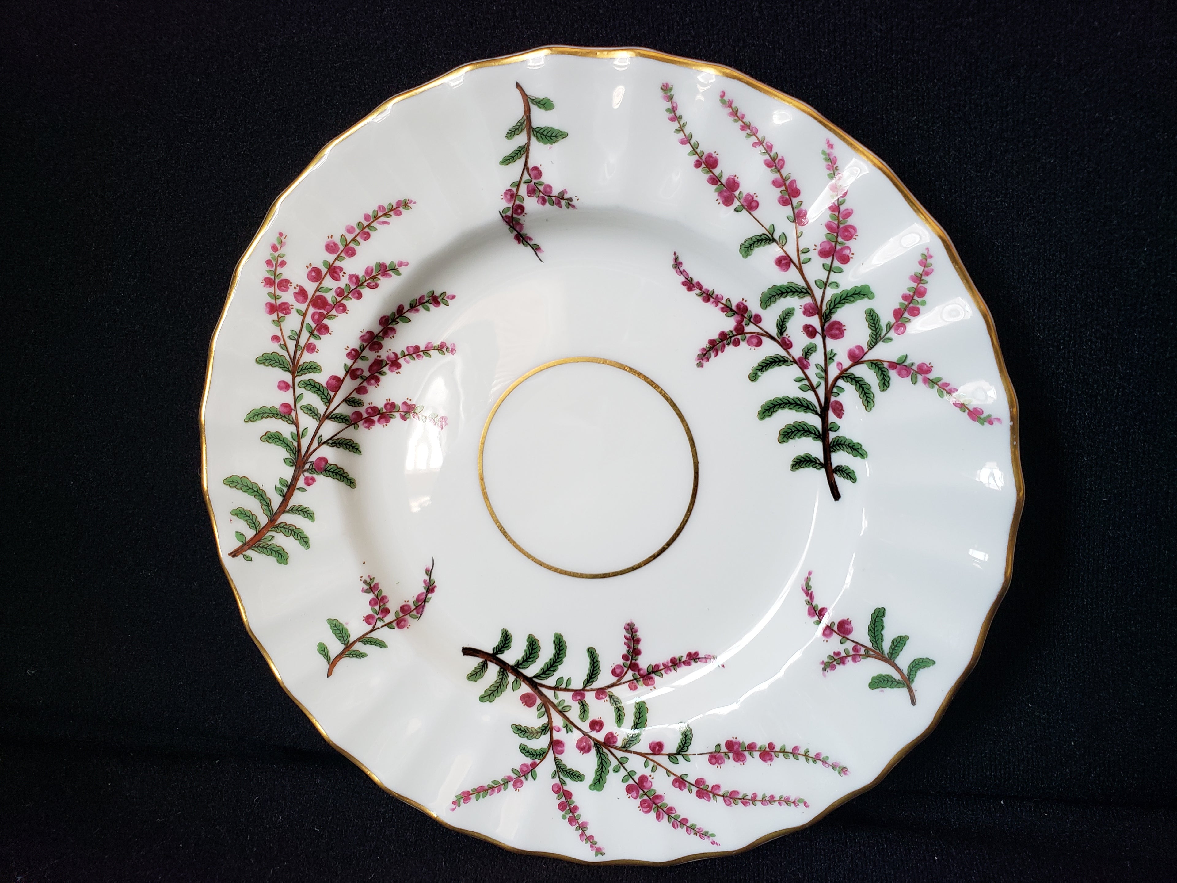 Vintage Royal Worcester Dunrobin Saucer ONLY 6-1/4"(lot 2127)