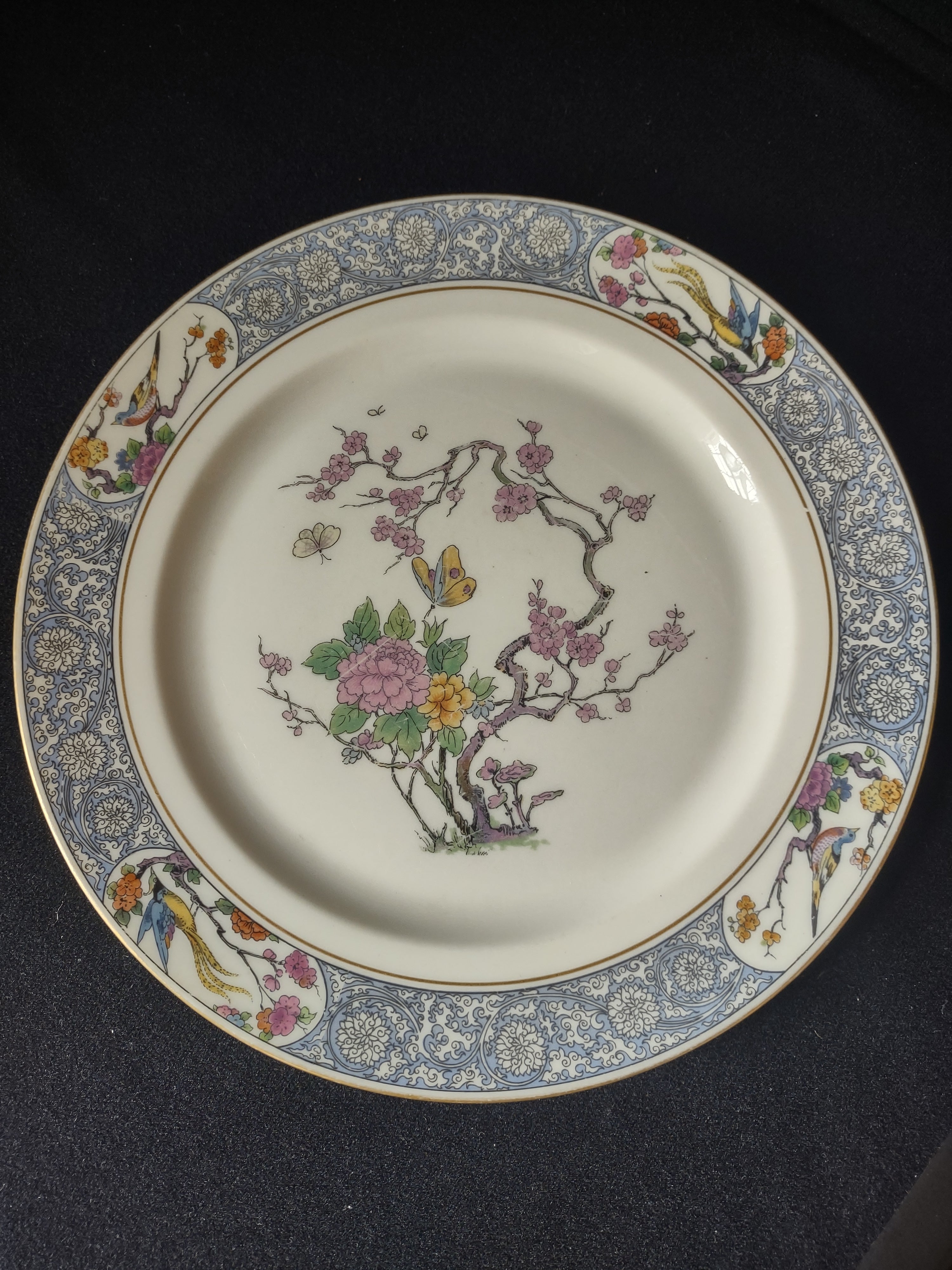 Vintage Lenox Ming Luncheon Plate 10" (lot 1854)