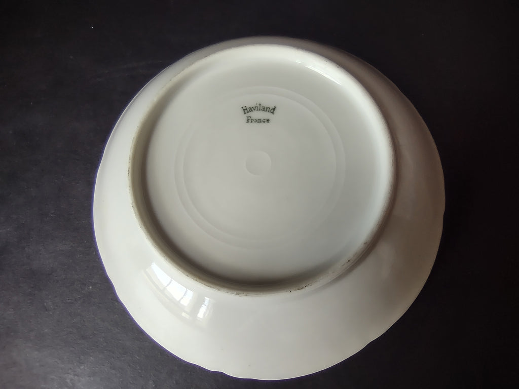 Haviland France Limoges Small Bowl Coupe Plate 5-1/2" Plain White (lot 1028)