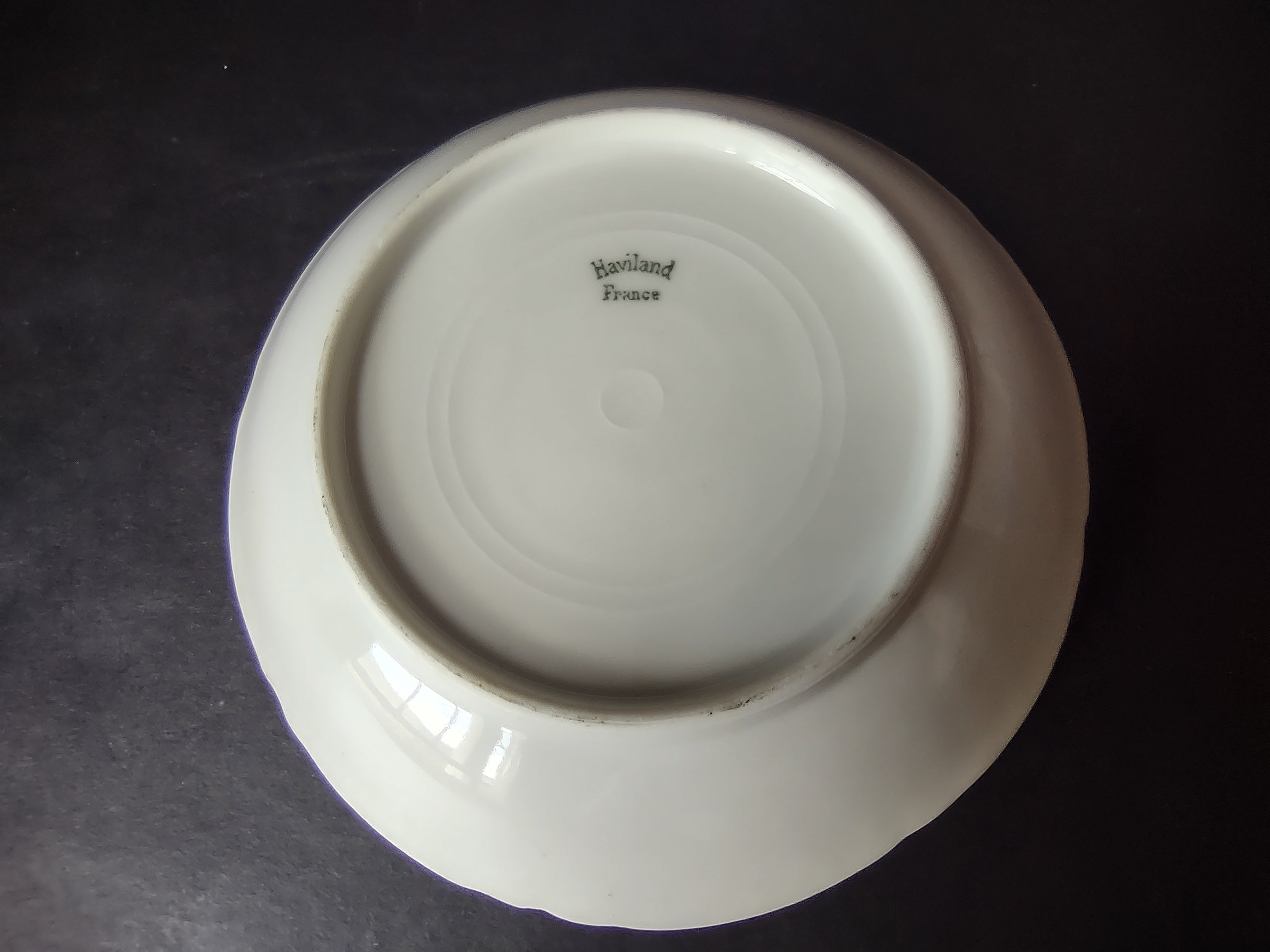 Haviland France Limoges Small Bowl Coupe Plate 5-1/2" Plain White (lot 1028)