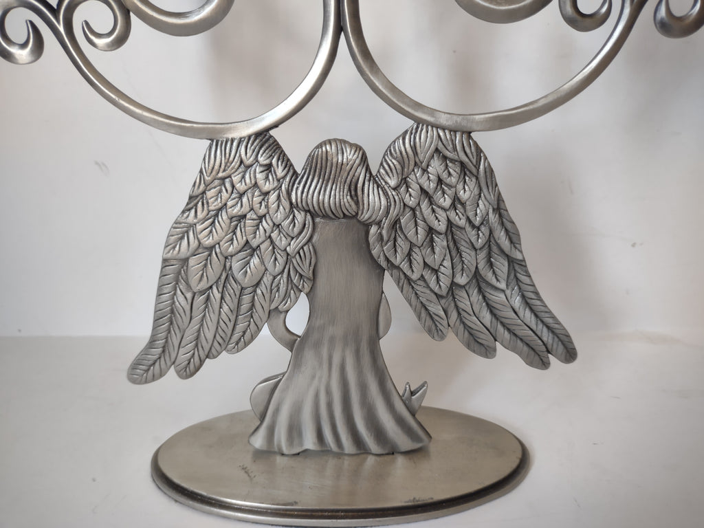 Home for the Holidays Christmas Candelabra Angel Candleholder (lot 2952c)