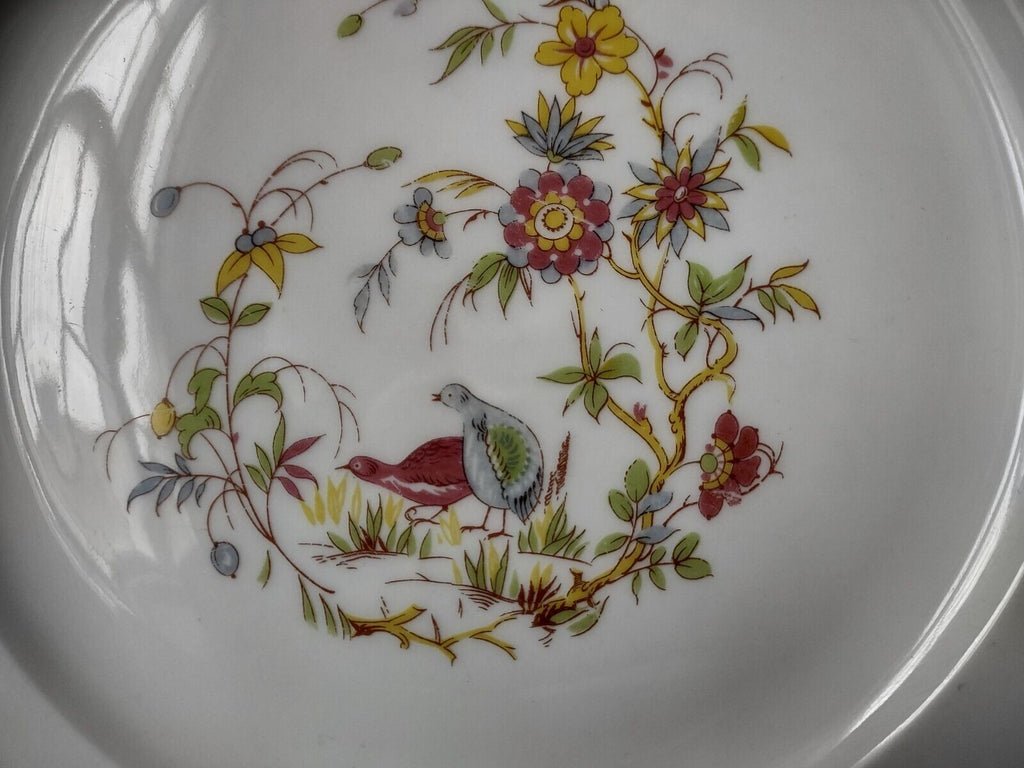 Haviland Limoges Old Abbey Rouen Spray Pheasant Dinner Plate 9-5/8" (lot 345)