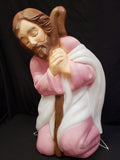 Vintage Christmas Nativity Outdoor Joseph Blow Mold 27"(lot 2251)