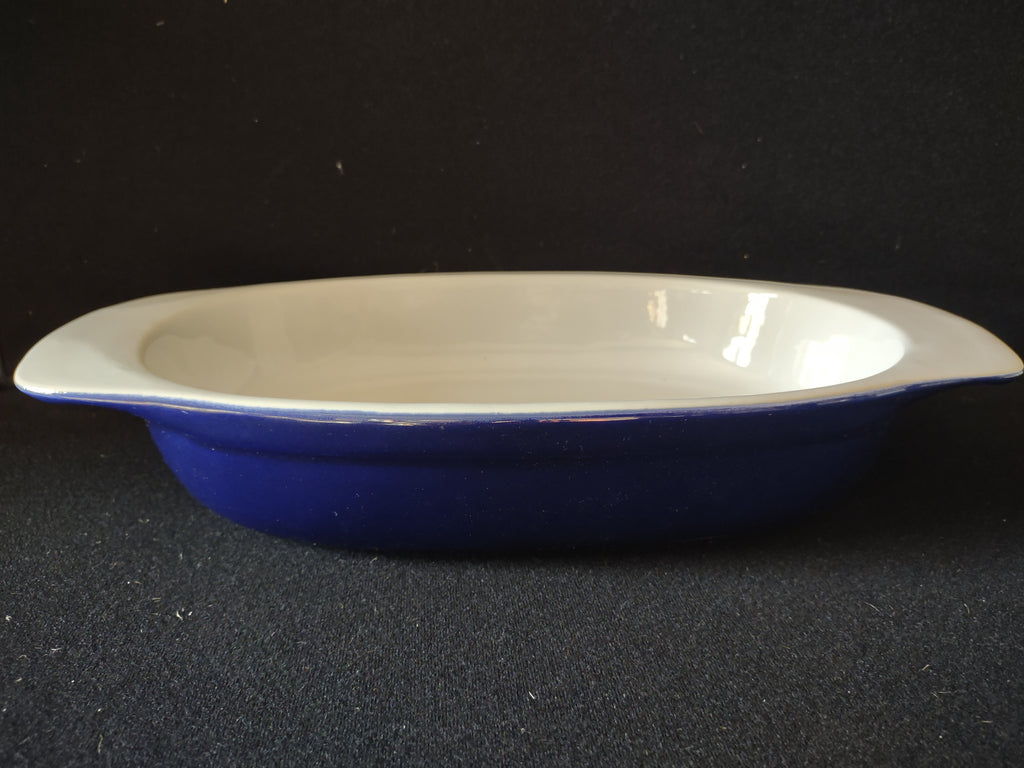 Roscho Coblat Blue 2 Qt Casserole Ceramic for Oven Microwave (lot 5217)
