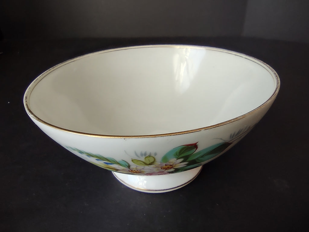 CFH Limoges French Shabby Cottage Chic Bowl Floral (lot 1127)