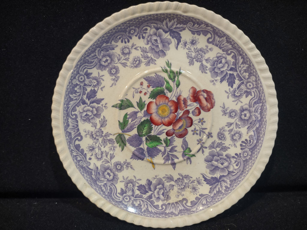 Vintage Spode England Ironstone Mayflower Liner for Soup Cup Cottage (lot 5710)