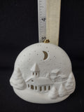 Vintage 1994 Hallmark Christmas Lighted Peaceful Village Ornament (Lot 4139)