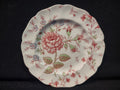 Vintage Small Bread Butter Plate Rose Chintz Johnson Bros Red Stamp (lot 5692)