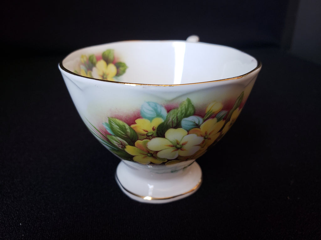 Vintage Royal Albert Floral Primula Demitasse Cup ONLY (lot 2038)