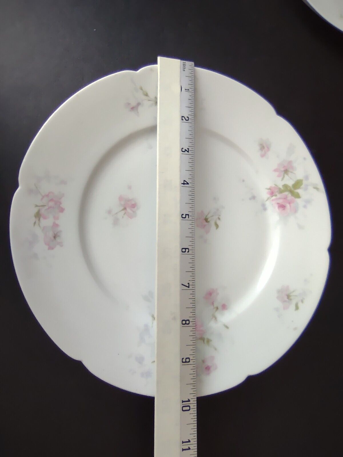Haviland Limoges France Dinner Luncheon Plate Serving Platter Rose (lot 742)