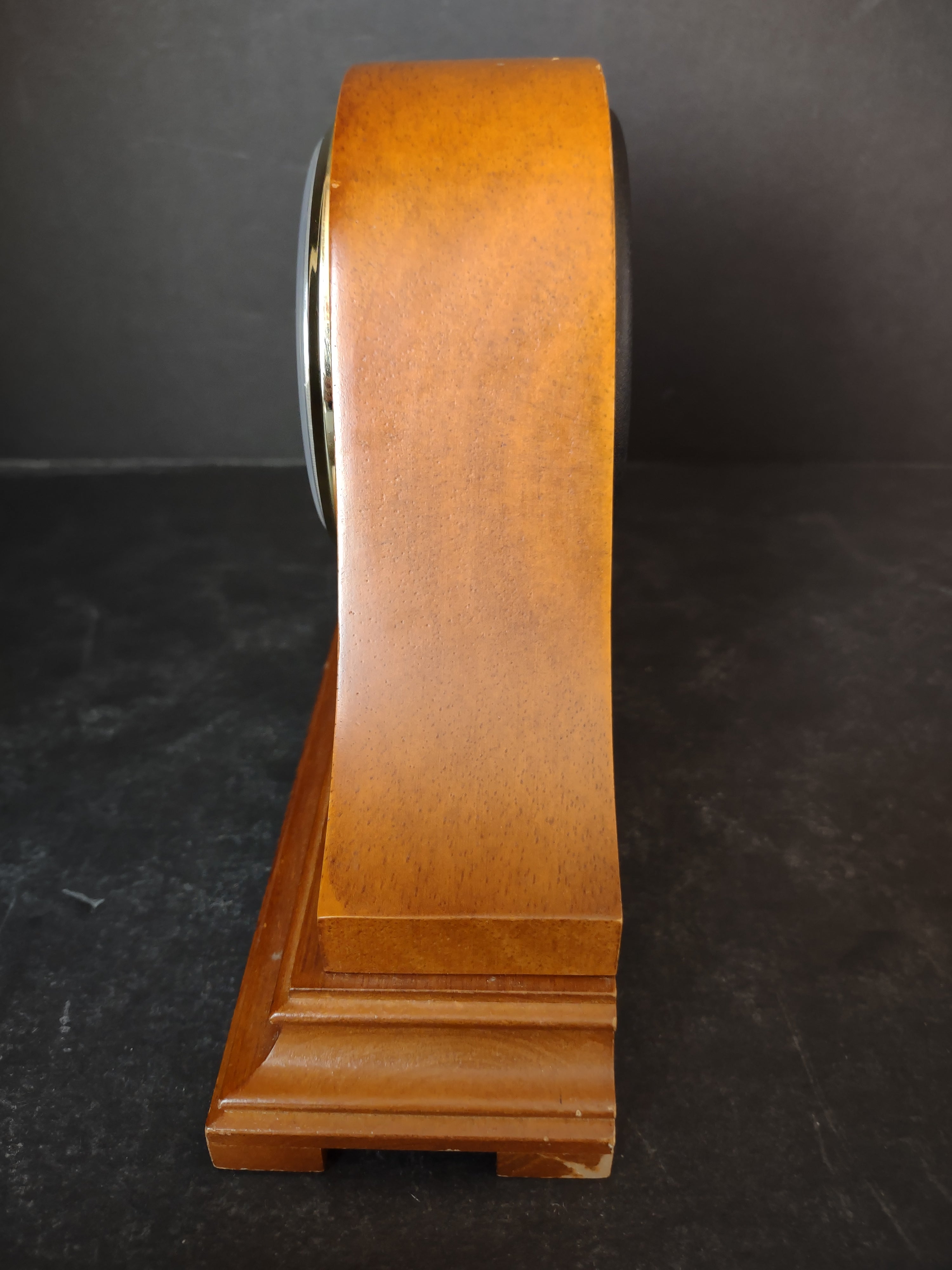Vintage Terry Redlin Mantle Clock Wood Some Scratches (lot 5030)