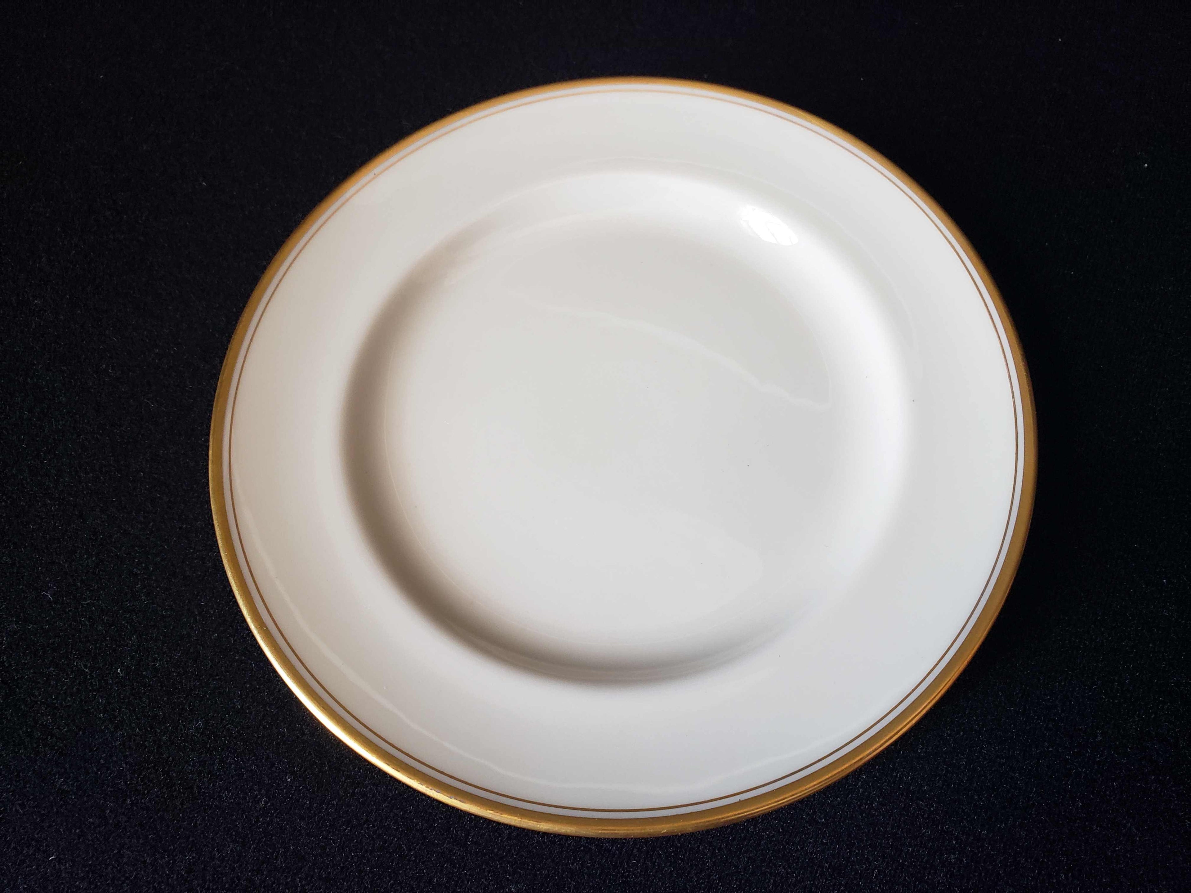 Vintage Lenox Bread or Dessert Plate Green Stamp Joseph Horne 6-1/4" (lot 1989)