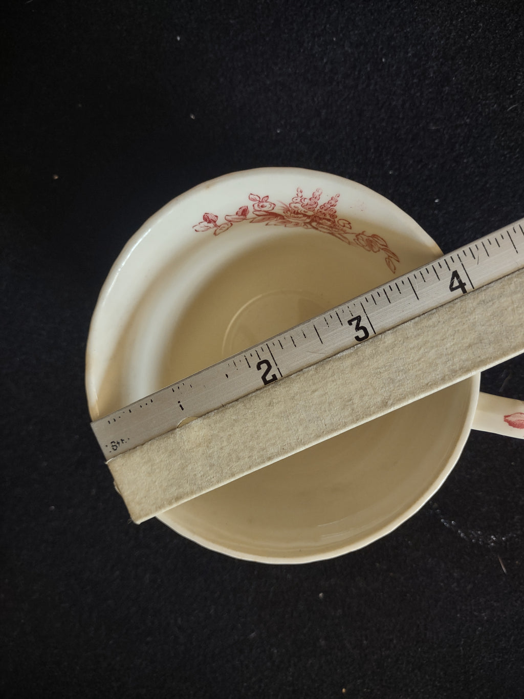 Vintage Castle On Lake Johnson Teacup Saucer x 2 English Countryside (lot 5706