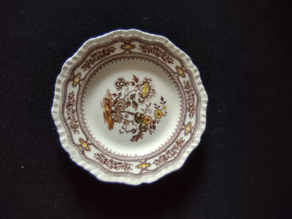 Vintage Masons Bread Butter Plate Ironstone Manchu Brown (Lot 5640)