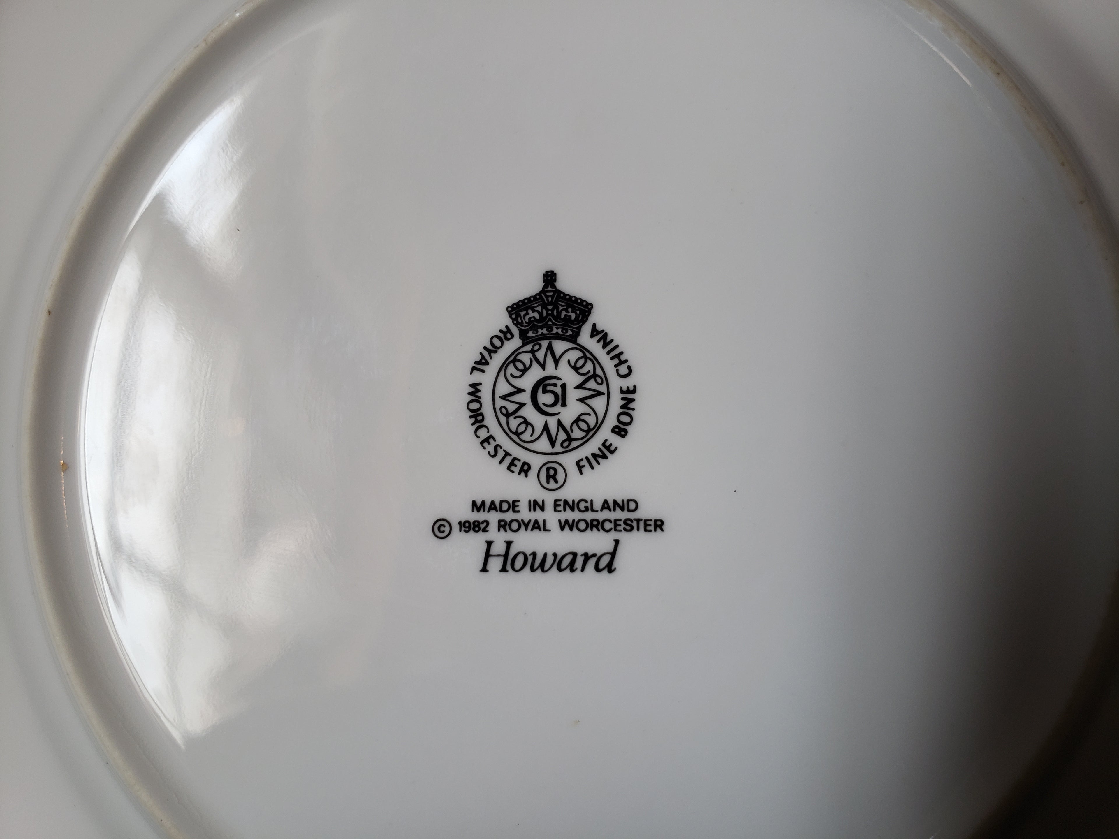 Vintage Royal Worcester Howard Bread or Dessert Plate 6" (lot 2104)