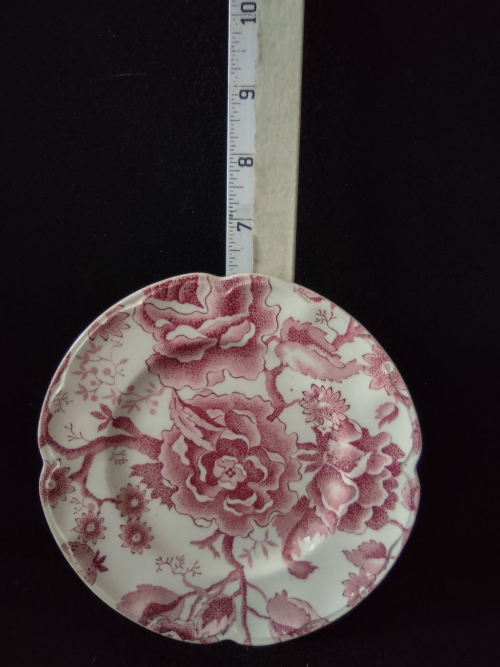 Vintage Johnson Brothers Salad Plate Ironstone English Chippendale X4 (Lot 5559)