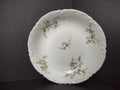 Haviland Limoges Small Bowl 5" White Scalloped Edge Rose Blue Ribbon (lot 856)