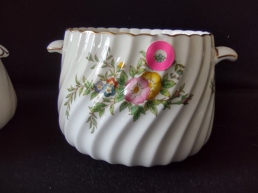 Vintage Set of 2 Minton Sugar Bowl NO Lid IMPERFECT Planter(lot 5520)