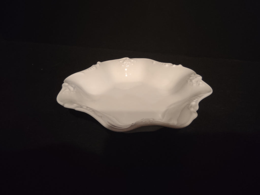 JP France Limoges Small Square Bowl Coupe Plate White (lot 1041)
