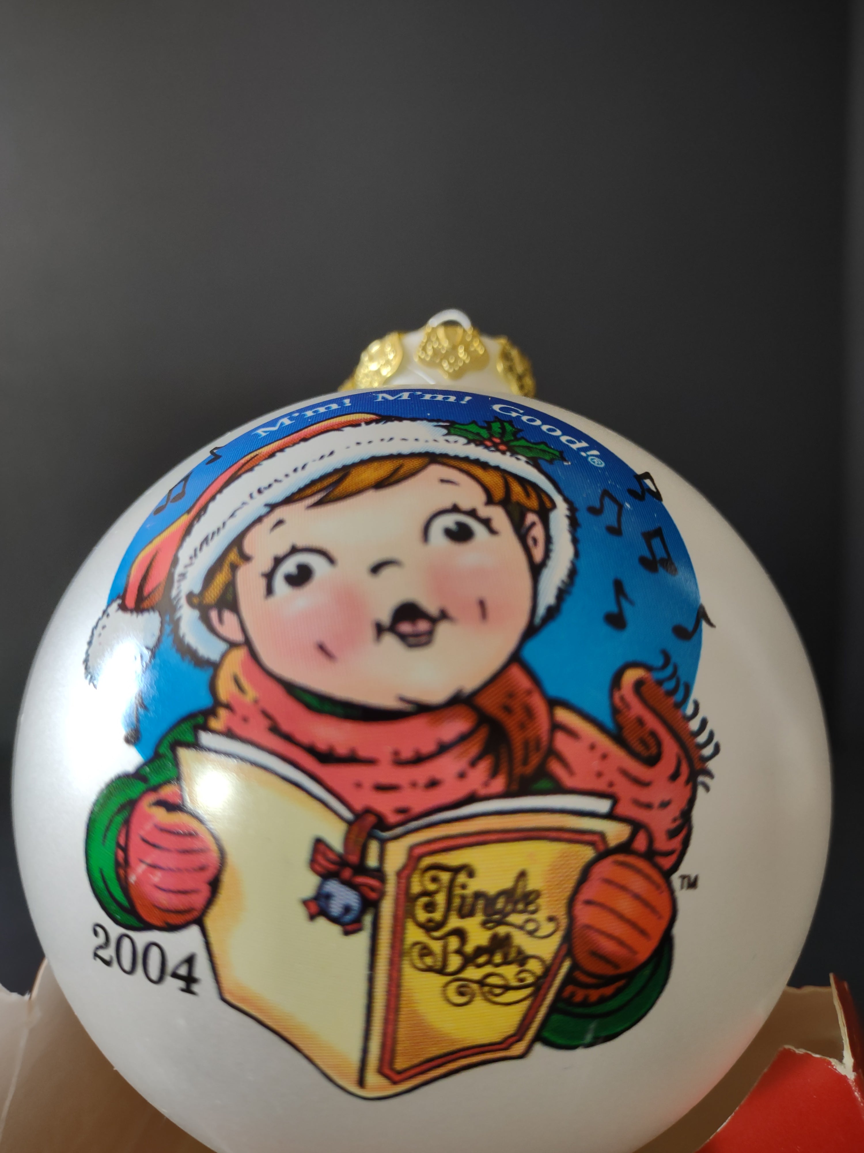 Vintage Christmas 2004 White Collector Edition Campbells Ornament (Lot 4693)