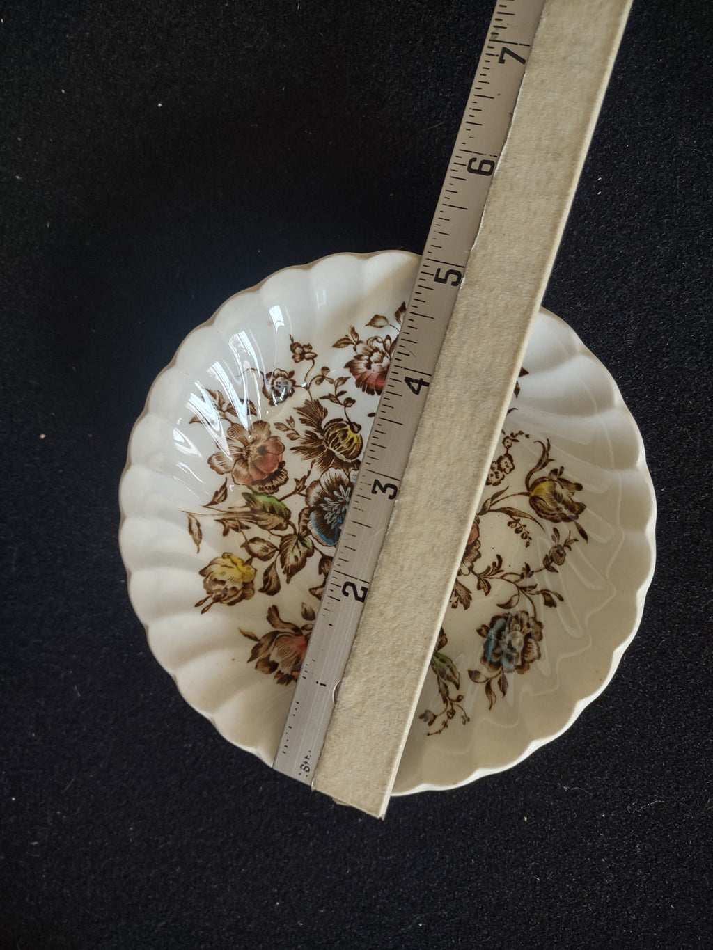 Vintage Johnson Small 5" Bowl Staffordshire Ironstone England x 3 (lot 5604)