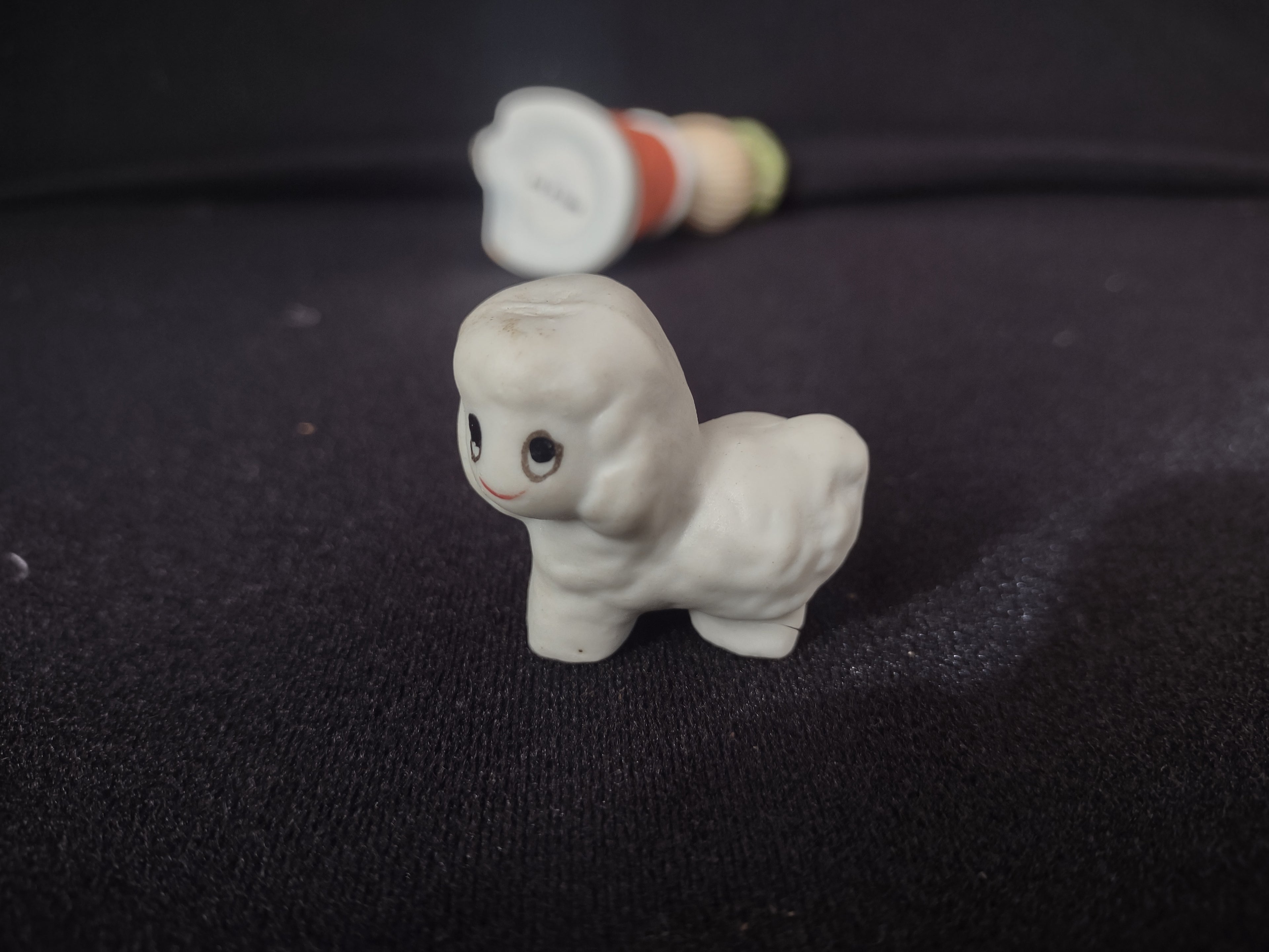 Vintage Christmas Childrens Wiseman with Lamb and Sheep (lot 2439c)