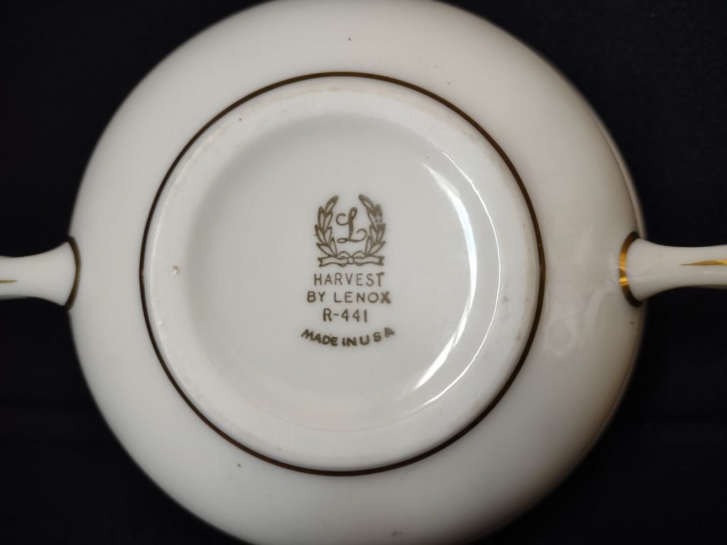 Vintage Lenox Harvest R-441 Bouillon 2-Handle Cup ONLY (lot 1894)