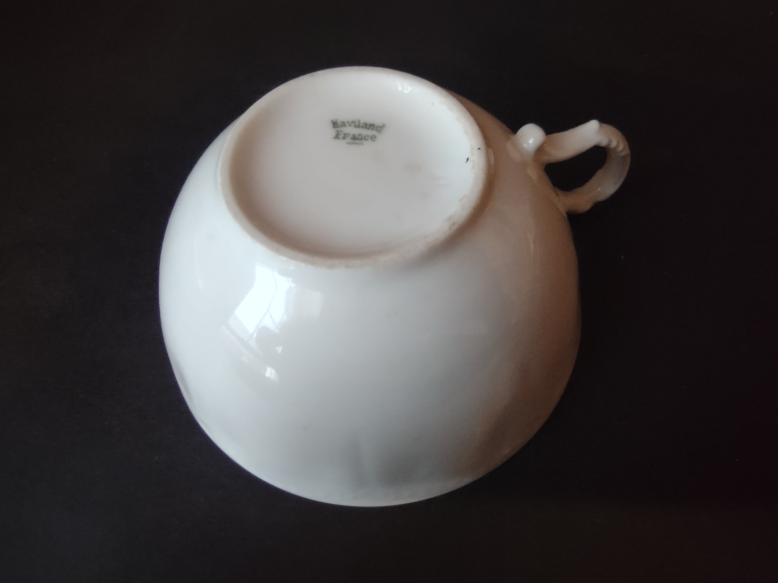 Haviland France Limoges Tea Cup ONLY White (lot 1039)