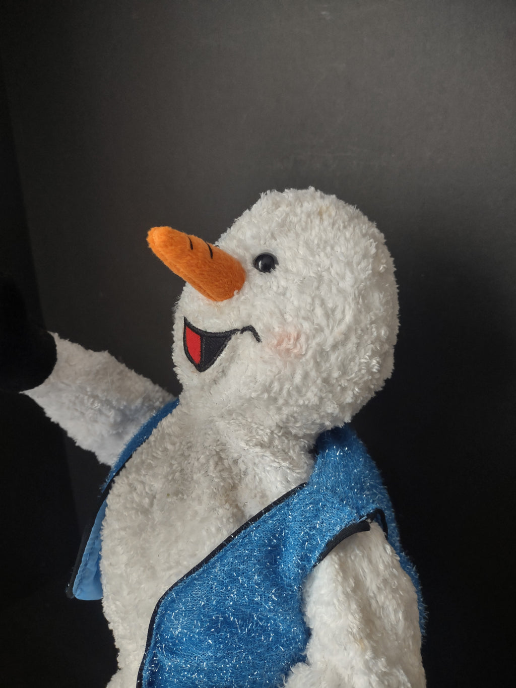 Christmas Gemmy Mr Snow Miser Snowman Snowflake Animated IMPERFECT (lot 2354)