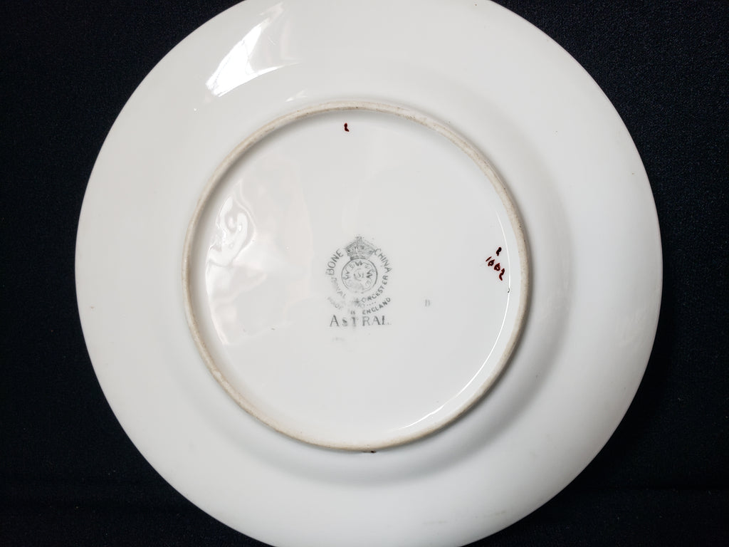 Vintage Royal Worcester Astral Stars Bread or Dessert Plate 6" (lot 2083)