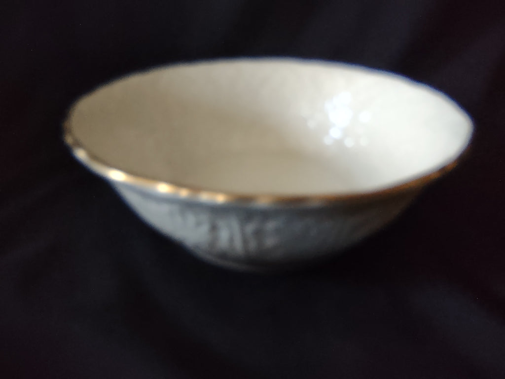 Vintage Lenox Serving Round Bowl Gold Wreath Stamp (lot 1987)